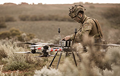 Australian Army, 1st Armoured Regiment, Freespace Callisto 50, heavy lift uncrewed aerial system, tactical logistics, Group 3 UAS 